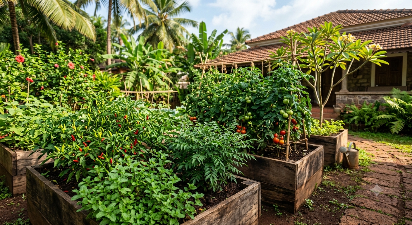 Designing a Kitchen Garden for a Goan Home