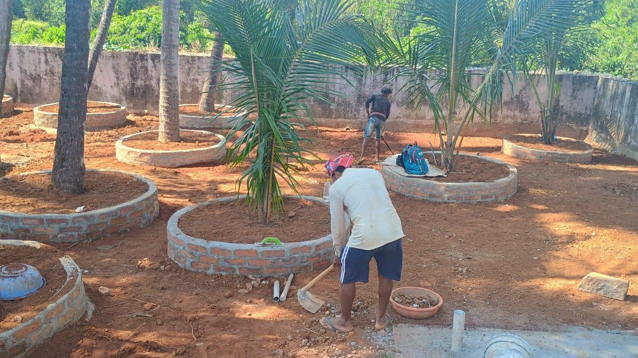 Garden landscaping project in Goa