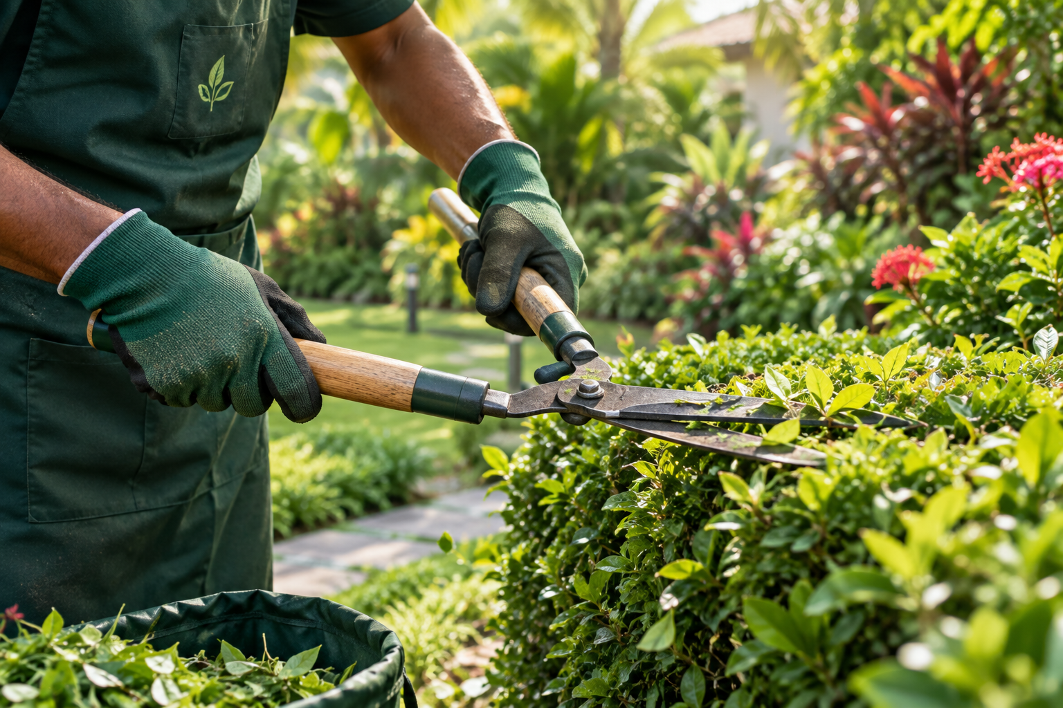 Garden maintenance and pruning